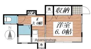 COCO SUMOO(旧岸本アパート)【1階】の間取り