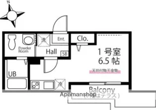ハーミットクラブハウス金沢八景A棟【3階】の間取り