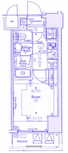 リライア吉野町Ⅲ【11階】の間取り