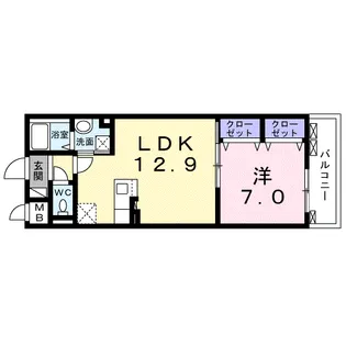 ラルジュ【2階】の間取り
