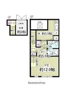 ASHTON HILLS【2階】の間取り