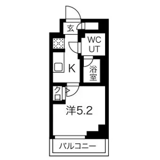 クラリッサ横浜ロッソ【5階】の間取り