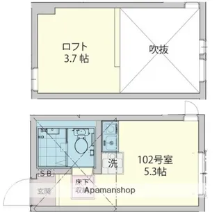 妙蓮寺ジュピテールの丘【1階】の間取り