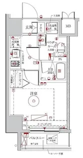 LUMEED横濱南【10階】の間取り