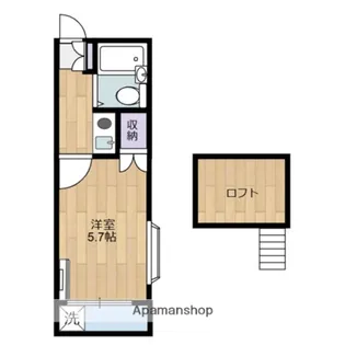 リエス厚木及川【2階】の間取り