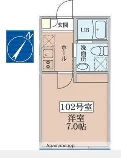 シエルクレスト杉田【1階】の間取り