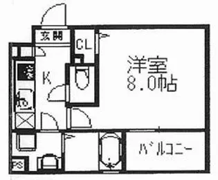 アーバンエムズ【1階】の間取り
