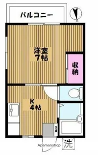 第2コーポ司【2階】の間取り