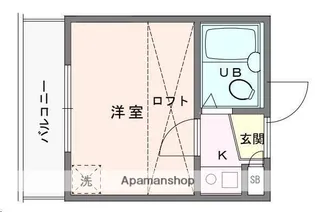 サーフ松風町【2階】の間取り