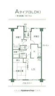 エクセレントコート三枝木【2階】の間取り
