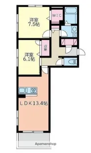 サザンヒルズ港南台壱番館【3階】の間取り