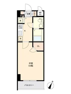 アルカサーノ新杉田【0303号室】の間取り
