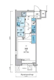 リヴシティ大森町【8階】の間取り