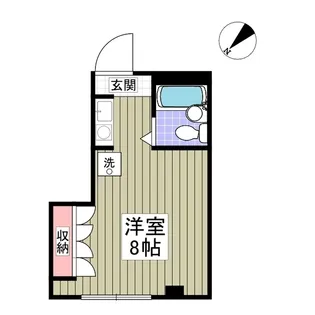 グリーンプゾム【1階】の間取り
