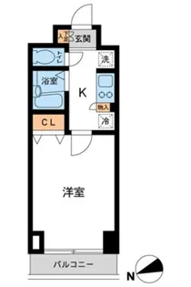 CASSIA KAWASAKI RESIDENCE【9階】の間取り