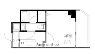 ディアレイシャス横浜吉野町【5階】の間取り