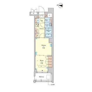 RJRプレシア千鳥【1階】の間取り