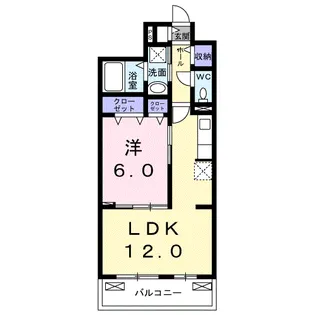 カメリア・OR【2階】の間取り