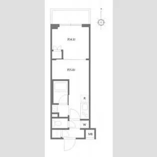 ハーモニーレジデンス蒲田アートヴィラ【3階】の間取り