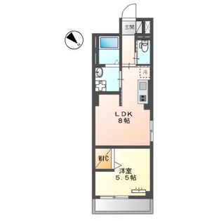 メゾン.ネクストエイト【2階】の間取り