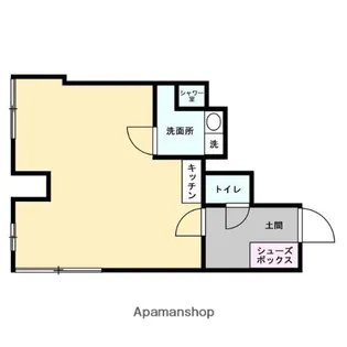 ベルモント山手西【3階】の間取り