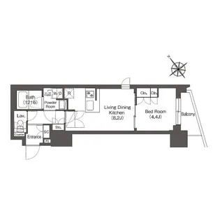 コンフォリア東大井Ⅰ【11階】の間取り