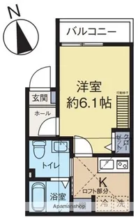 スイング二ツ橋【2階】の間取り