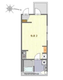 RESIDENCE HALE OHANA【1階】の間取り