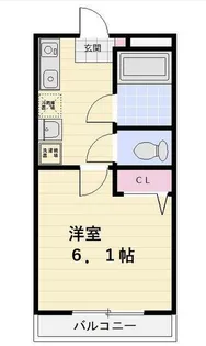 ル・シエル砂押橋【1階】の間取り