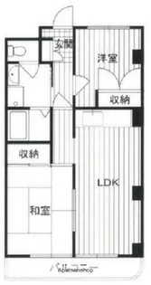ヒルサイドハイツ【3階】の間取り