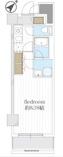 LEXE AZEST横濱関内【9階】の間取り