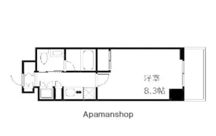 RISING PLACE石川町【5階】の間取り