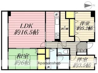 フルセイル権太坂【5階】の間取り