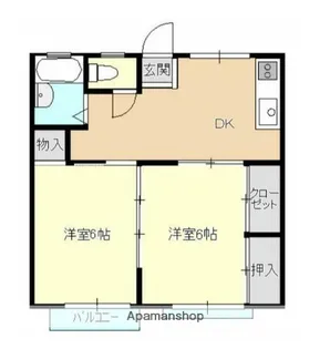 ハイムストーク【2階】の間取り