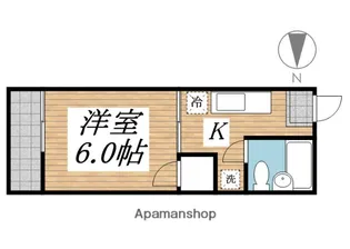 スカイパルB棟【1階】の間取り