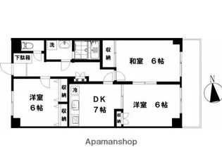 アークス藤沢【3階】の間取り