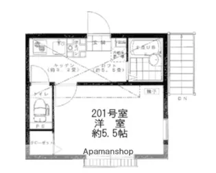 リーヴェルポート横浜保土ヶ谷Ⅱ【2階】の間取り