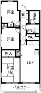 リュミエール湘南【4階】の間取り