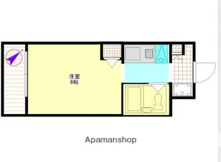 ヒルトップ霞ヶ丘【4階】の間取り
