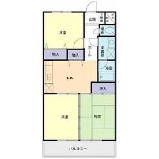 メゾンワタナベⅡ【2階】の間取り