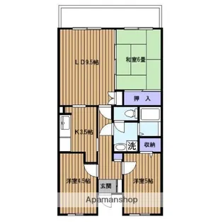 神奈川県横浜市栄区飯島町【マンション】の間取り