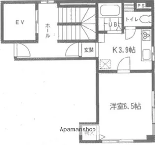 ファインズビル南林間【4階】の間取り