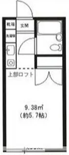 クレア湘南【1階】の間取り