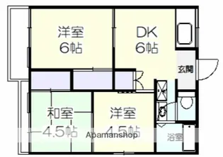 添田ハイツ【2階】の間取り