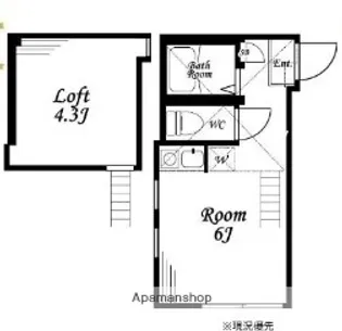 モンクール【1階】の間取り