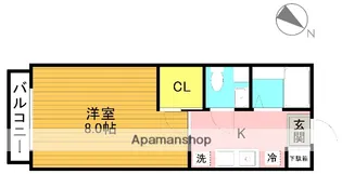 SEA FLAT【1階】の間取り