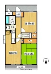 トップインレット【1階】の間取り