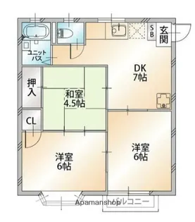 アルタヒル【2階】の間取り