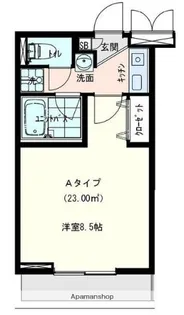 カーサコリーナ山手【3階】の間取り