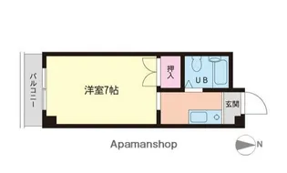 シャトル・ド・浅谷【2階】の間取り
